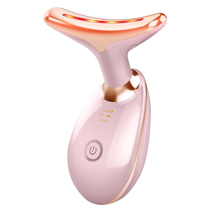 7-Color Microcurrent Facial Massager – Skin Firming, Anti-Aging & Acne Relief for Face & Neck