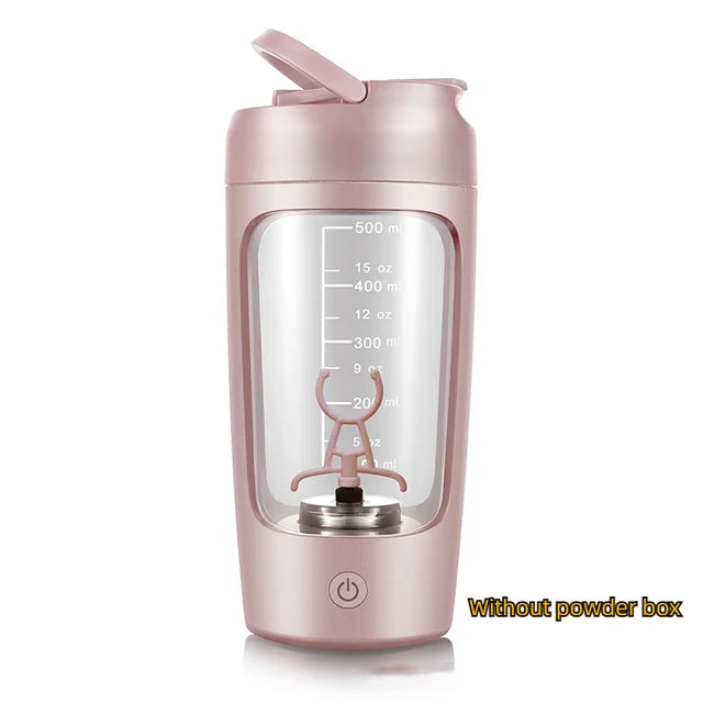 Electric Protein Shaker Bottle – Rechargeable Blender for Lump-Free Shakes On the Go