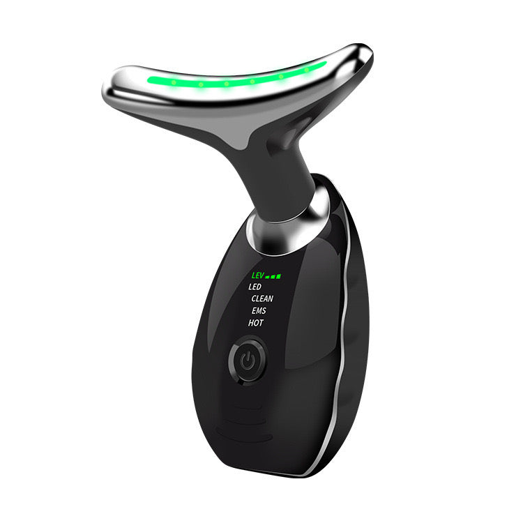 7-Color Microcurrent Facial Massager – Skin Firming, Anti-Aging & Acne Relief for Face & Neck