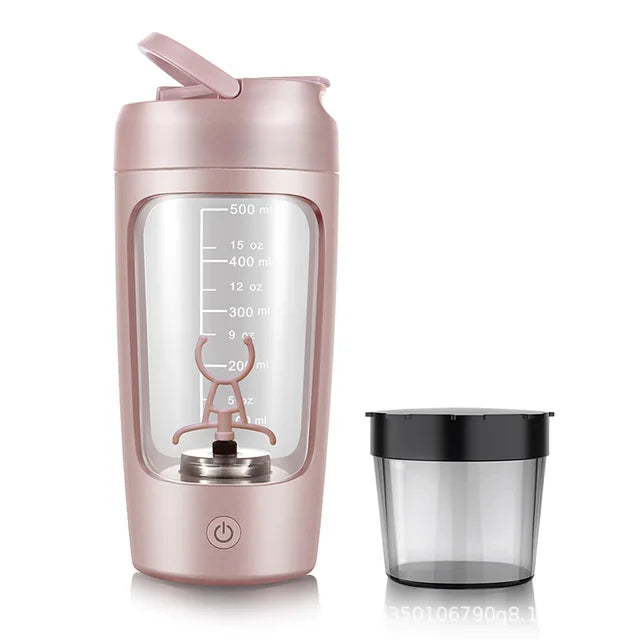 Electric Protein Shaker Bottle – Rechargeable Blender for Lump-Free Shakes On the Go