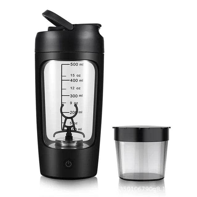 Electric Protein Shaker Bottle – Rechargeable Blender for Lump-Free Shakes On the Go